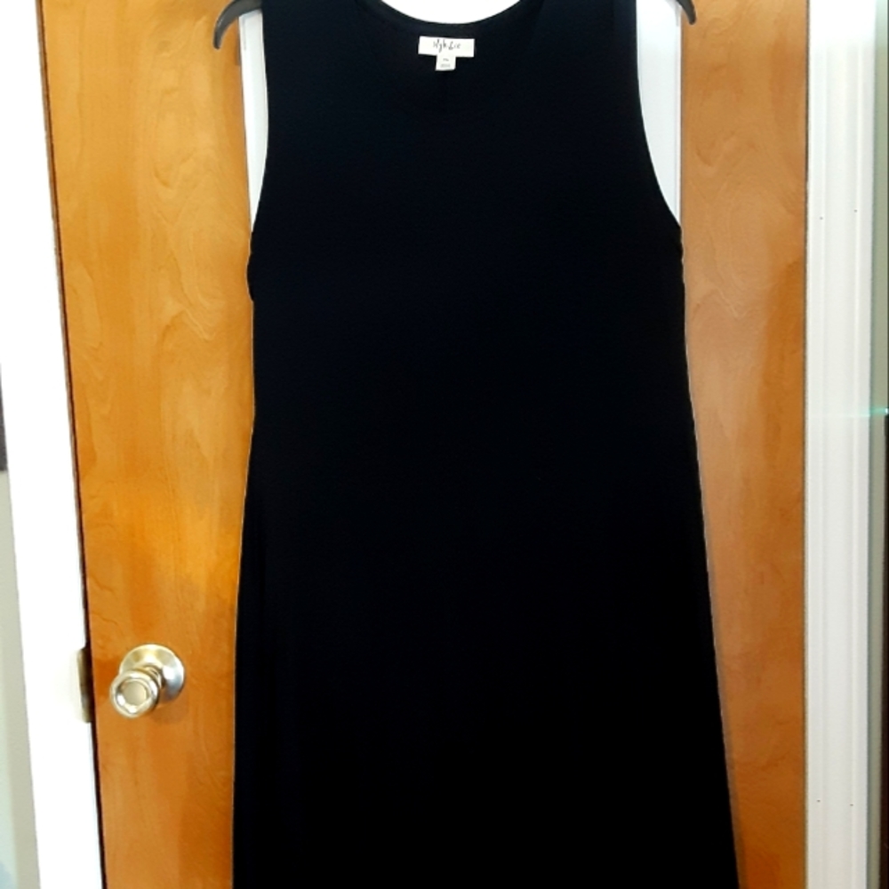 PL STYLE & CO BLACK DRESS